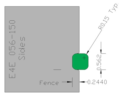 Eased Edge  E4E056-150