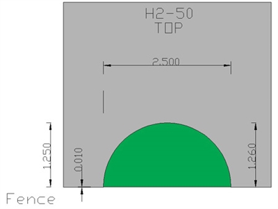 Half Round  H2-50