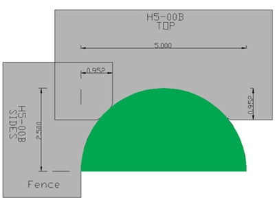 Half Round  H5-00B