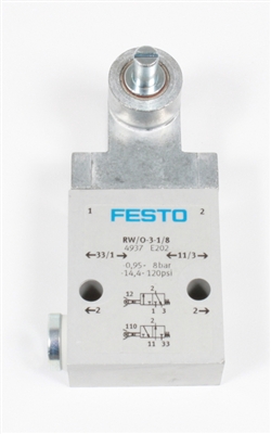 Festo Roller Valve -- RWO 3 1/8